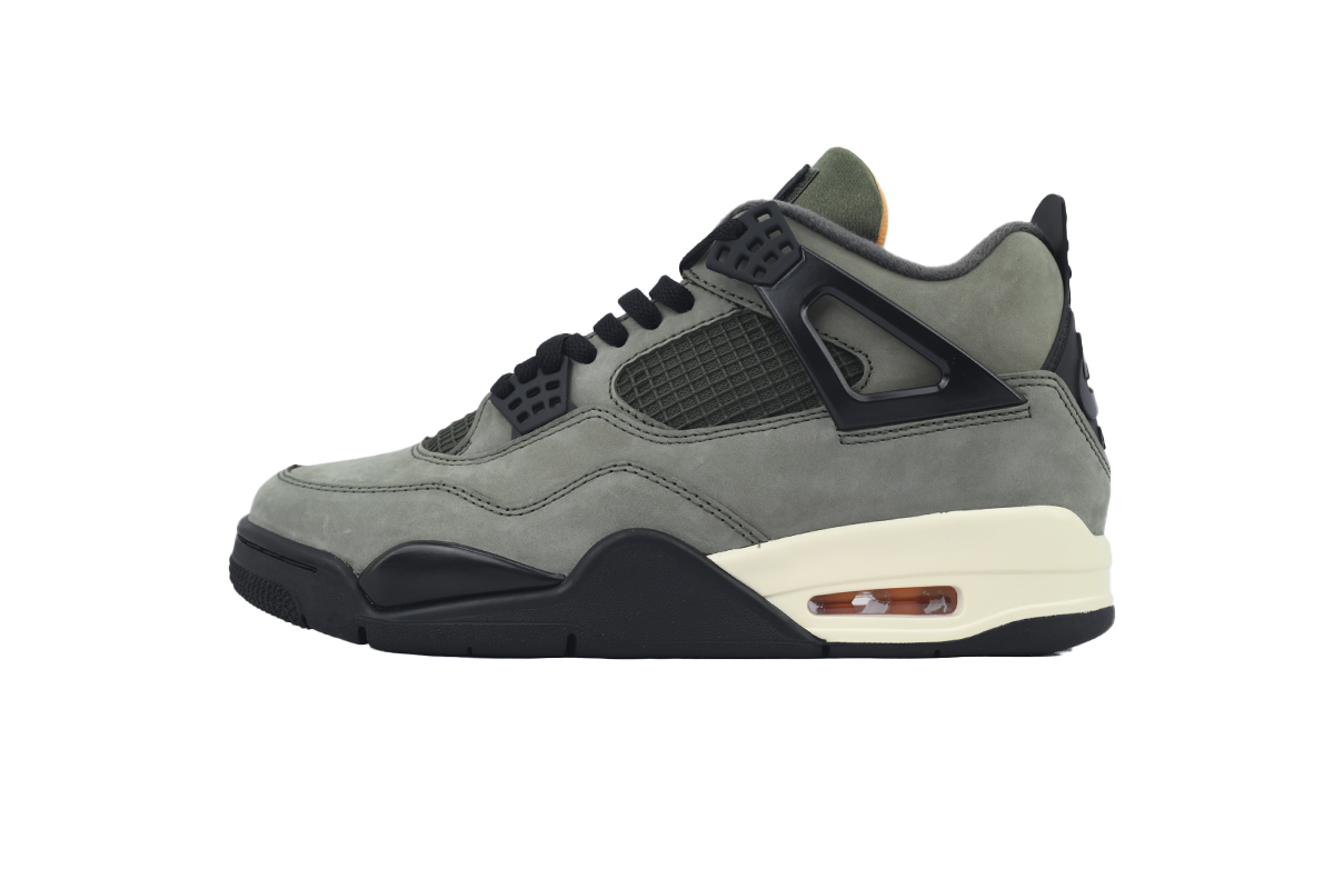 Undefeated x Air Jordan 4 Retro Green Black IB1519-200