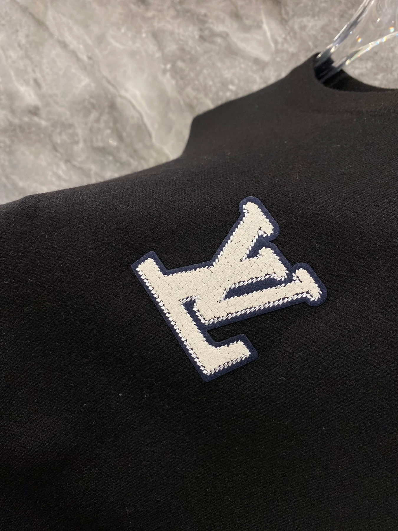 Louis Vuitton 25FW gestrickt schwarz Sweatshirts RC940398