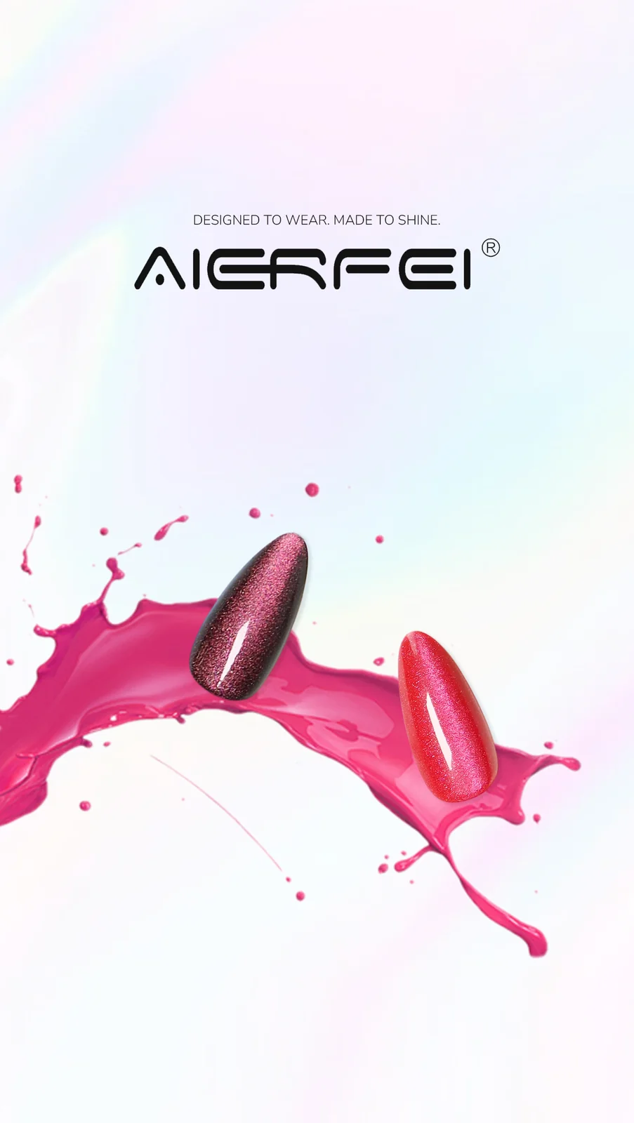 AIERFEI Press On Nails Manufacturer Brand Banner