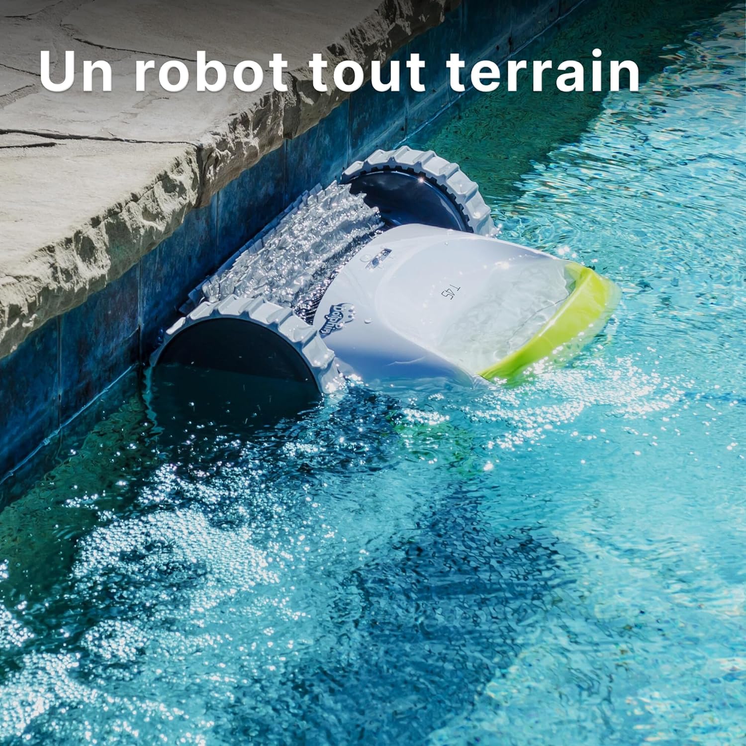 DOLPHIN T45 Electric Pool Cleaner Robot - Wall Cleaning. In-Ground Pool Up to 12 m. 3 Year Warranty