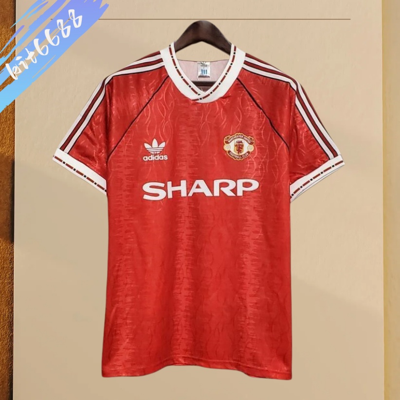 90/92 Manchester United home retro football jersey