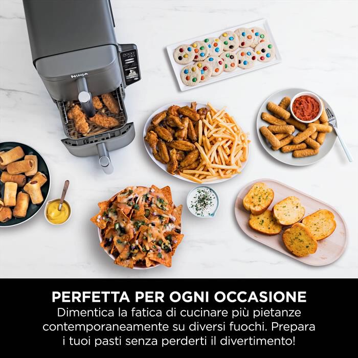 NINJA - FRIGGITRICE AD ARIA 9,5 LT SL400EU-Grigio