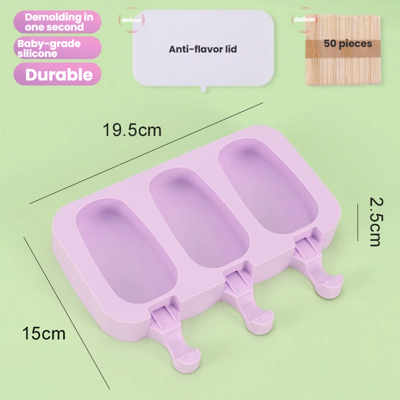 Cartoon Silicone Ice Pop Molds