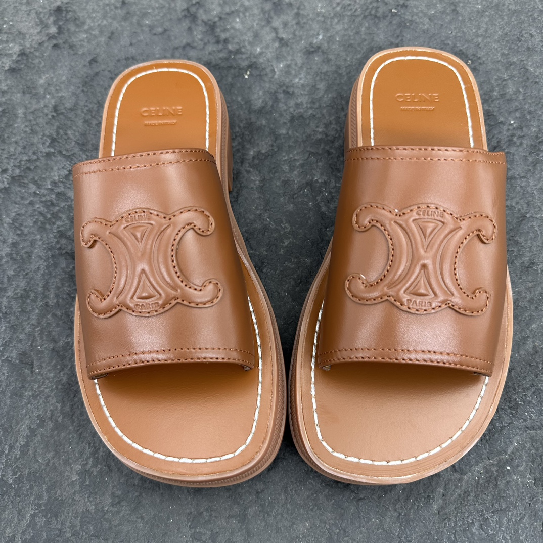 Celine 2026ss CLEA TRIOMPHE Women Sandals Slippers Size 36-42