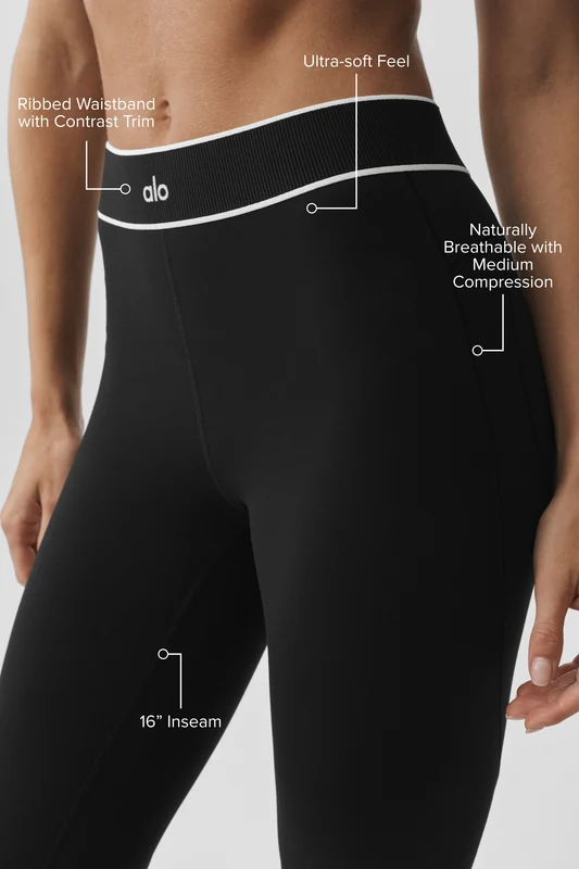 ALO Softsculpt High-Waist Amp It Up Capri