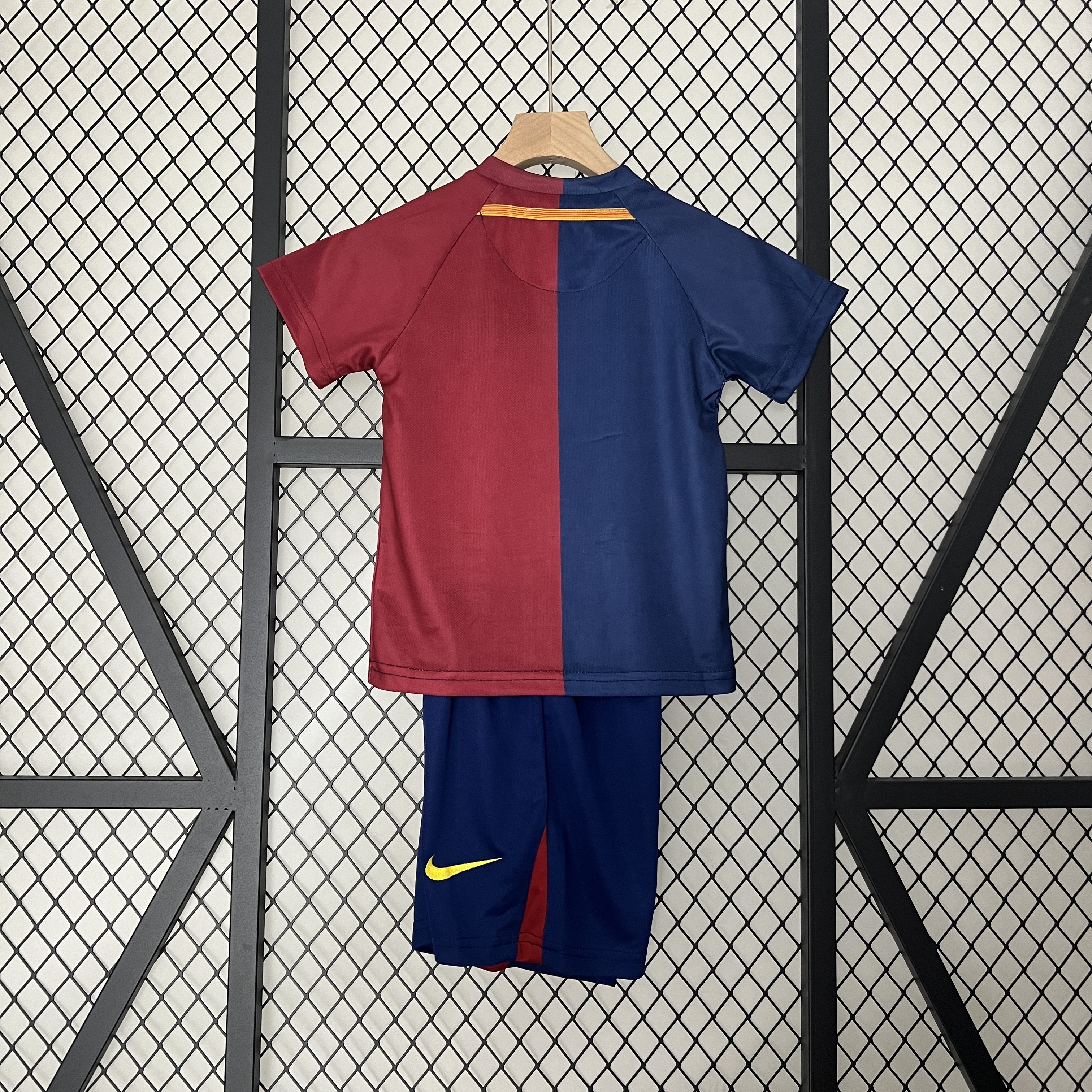 2008/2009 Barcelona home Retro Kids Kit(Kids Kit)