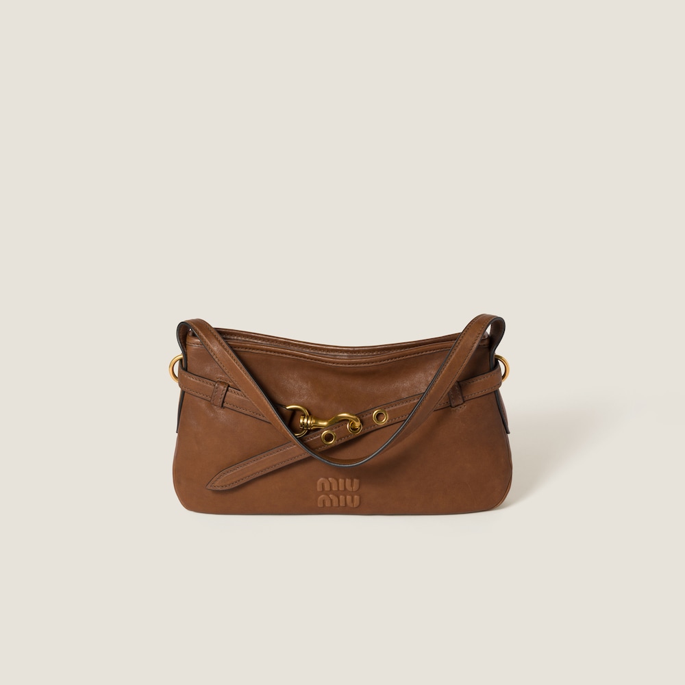 Aventure nappa leather bag Oak