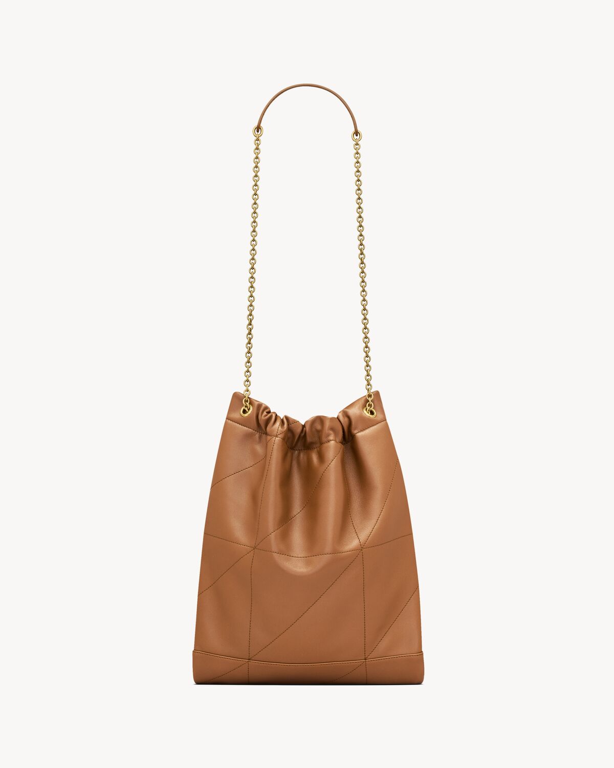 jamie pochon in lambskin BROWN