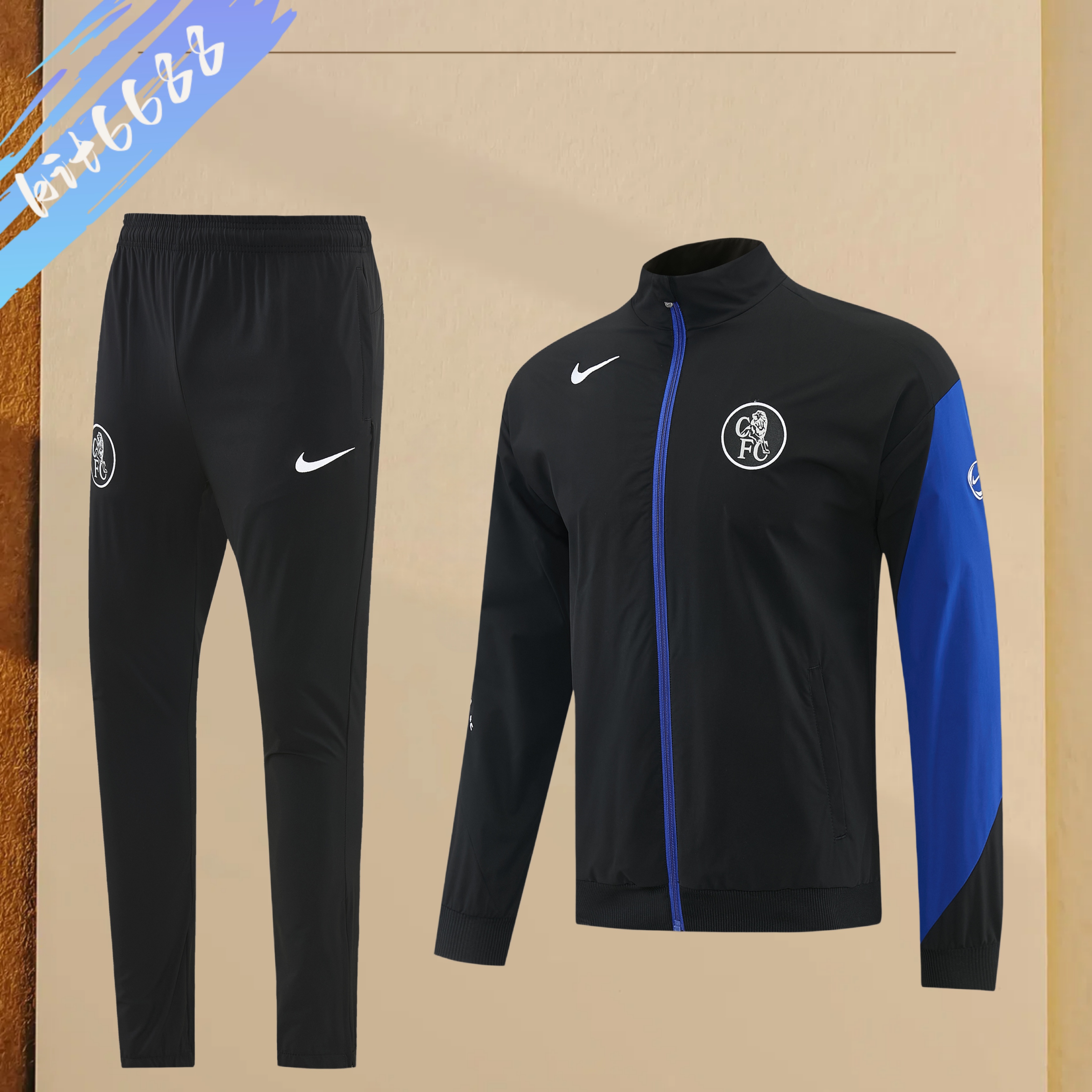 26/27 Chelsea trench coat Full Zipper Training Suit (Adult Set)