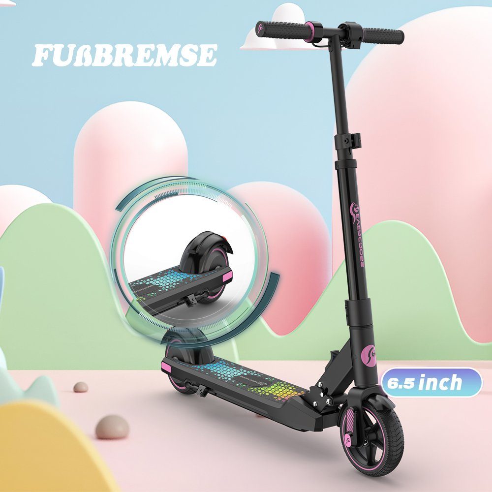 Evercross mini scooter. electric scooter for children aged 6-16 years. max 15 km/h. electric kick scooter. LED