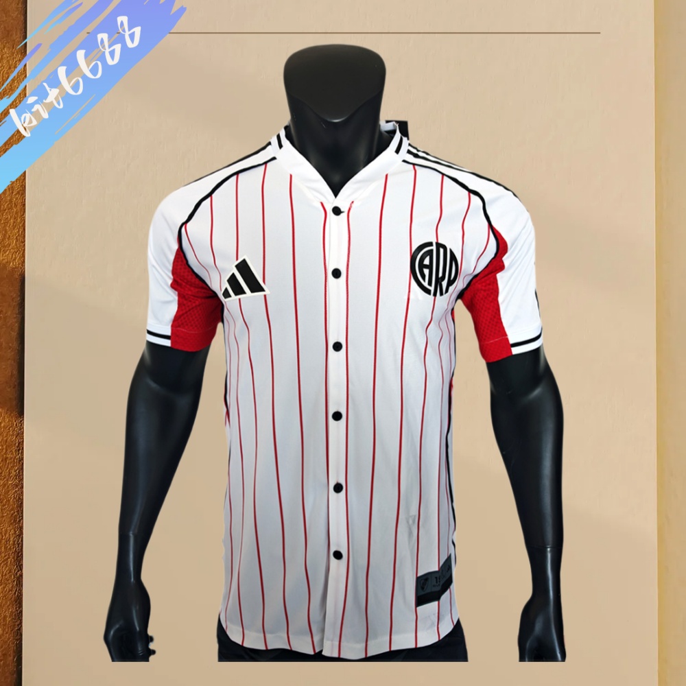 2025/2026 Riverbed Athletic Football Club Baseball Style Football Kit（Player Edition）