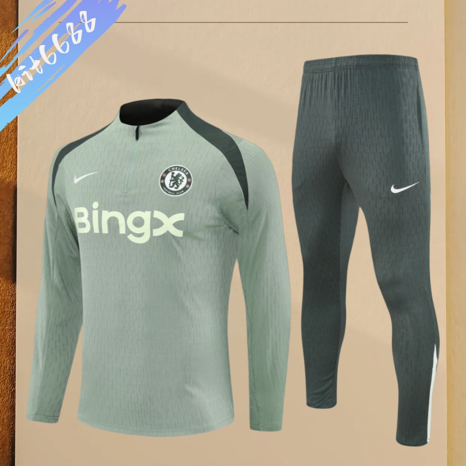 25/26 Chelsea Half Pull Training Suit (Adult and Children's Set)