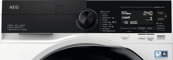 AEG - Lavasciuga LWR9C16BAY 10/6 Kg Classe A/BY-Bianco