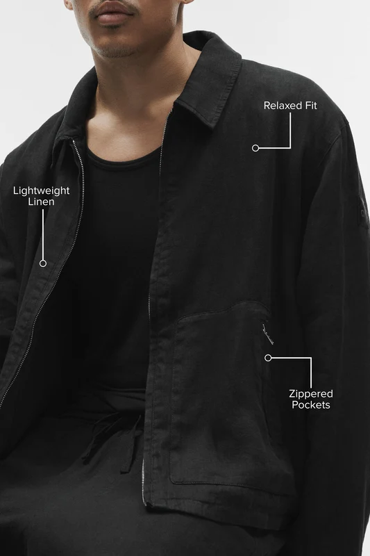 Linen Days Full Zip Jacket
