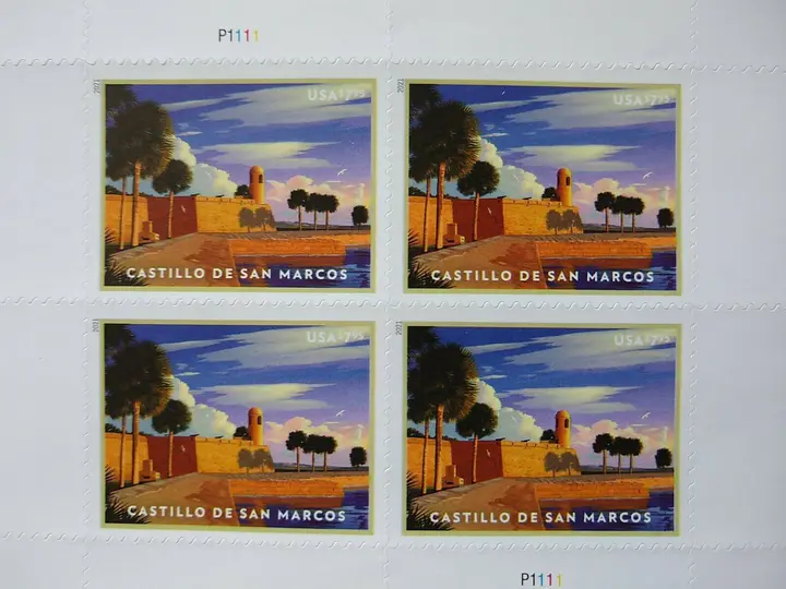 🎁[ Postage for one stamp: $7.95]Castillo de San Marcos US