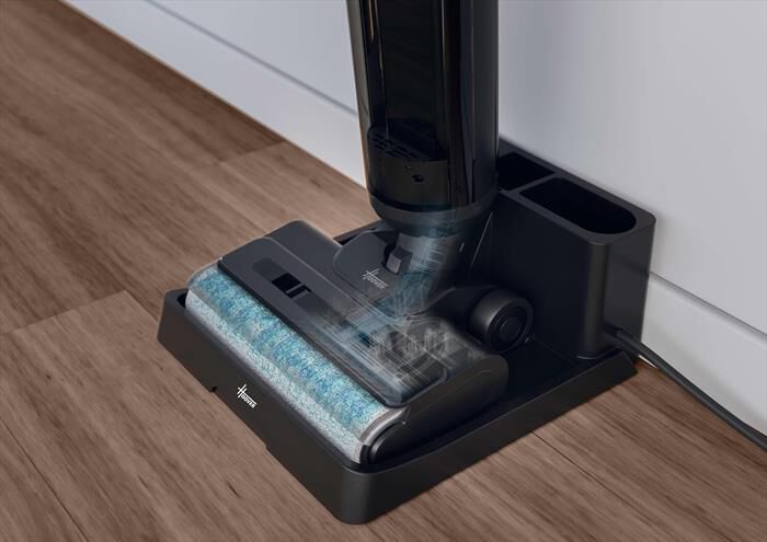 HOOVER - Scopa elettrica HW300 011-Nero, Argento