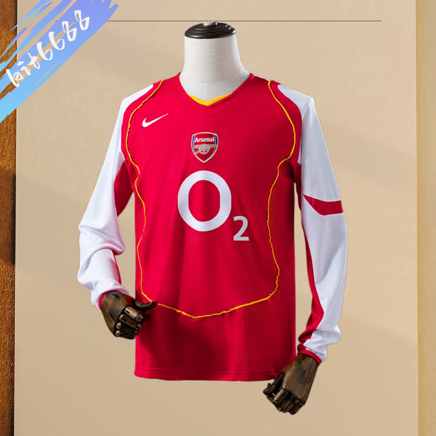04/05 Arsenal Home  Retro Long Sleeve Football Shirt