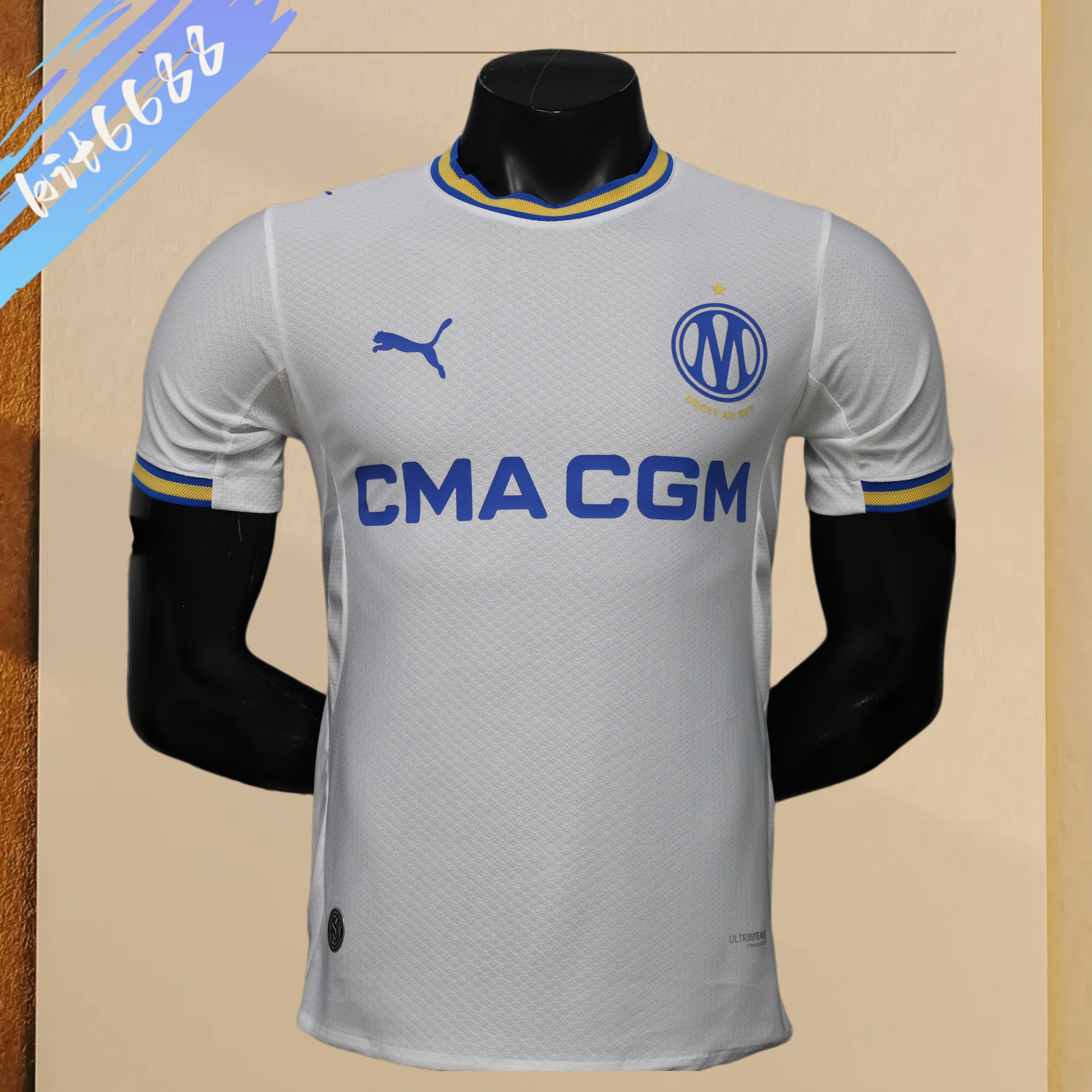 2026/2027 Marseille Home Football Shirt (Player Edition)