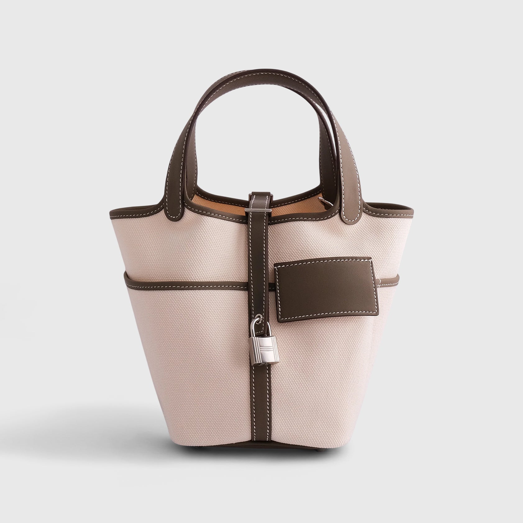 Hermès Picotin 18 Ecru/Etoupe Cargo Palladium Hardware