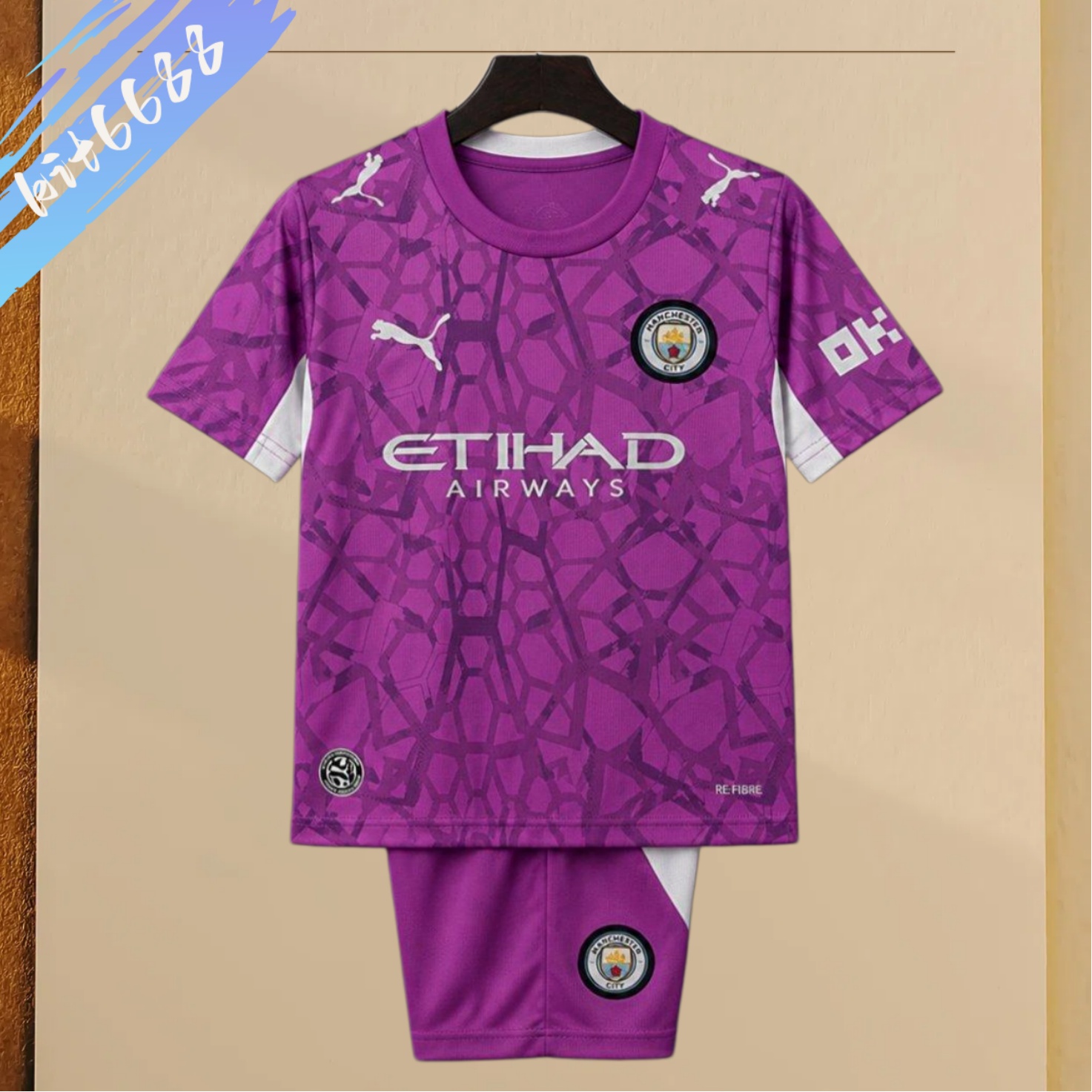 2026/2027 Manchester City Goalkeeper Football Shirt (Adult Kids Kit socks )