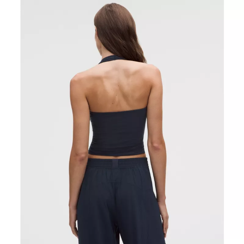 Wundermost Ultra-Soft Nulu Halter Tank Top