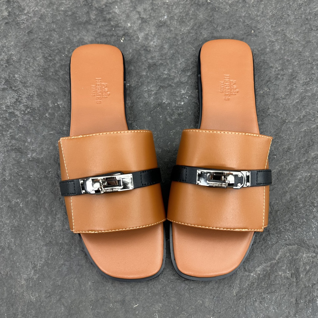 Hermes 2026ss Giulia Women Sandals Slippers Size 36-43