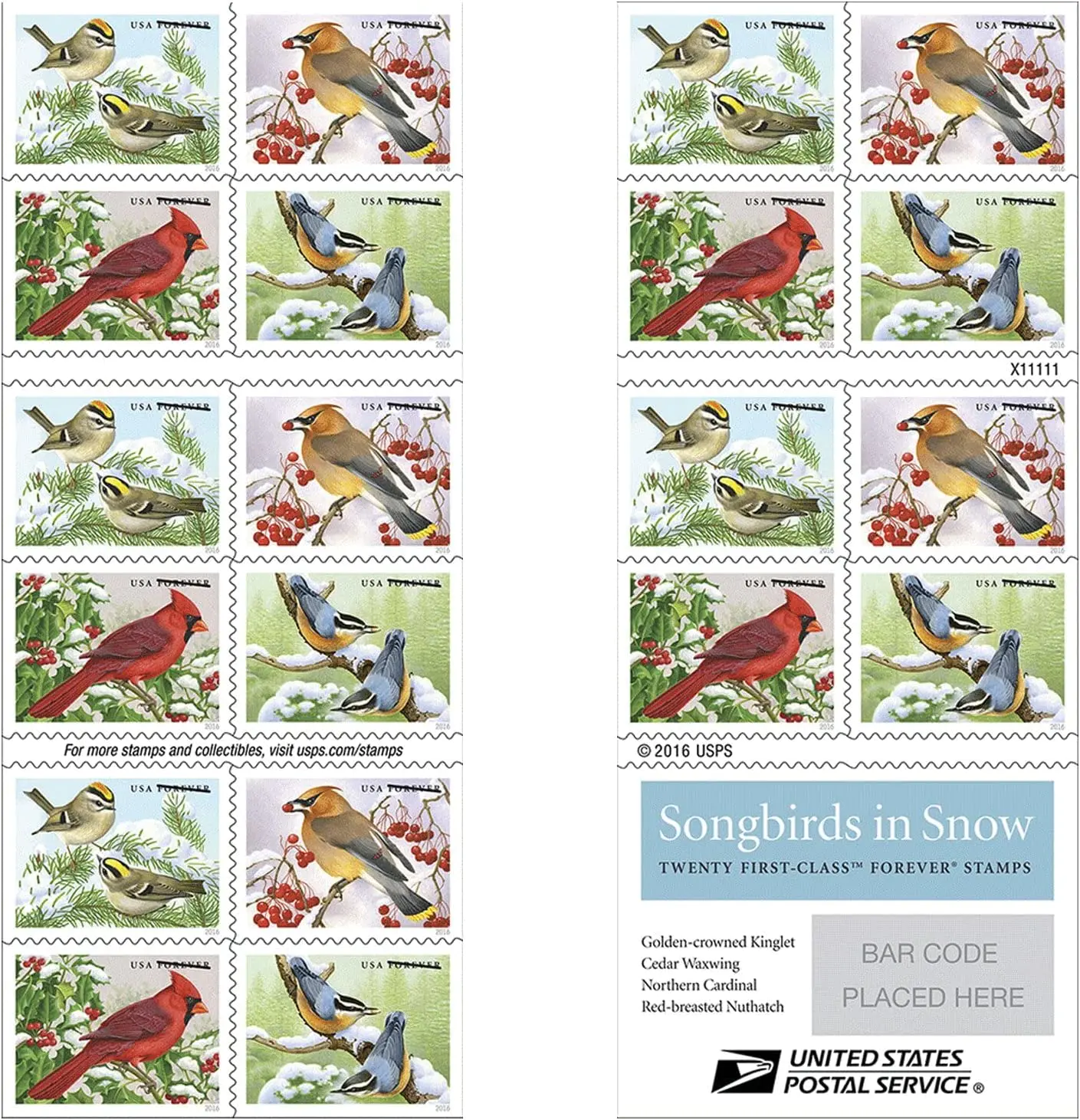 🎁[US FREE SHIPPING]100PCS-Songbirds in Snow