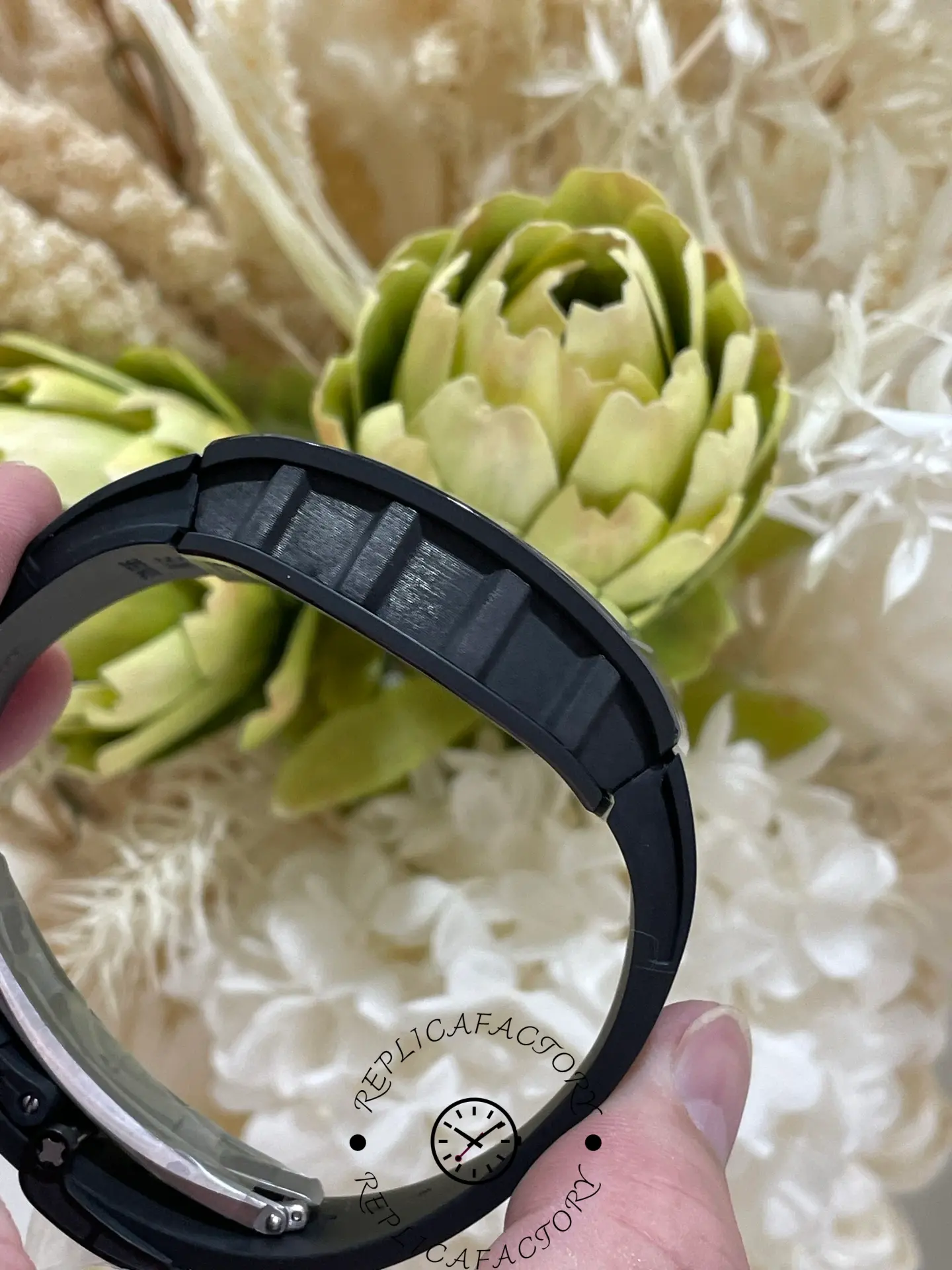1:1 Clone Richard Mille RM 061 01 Carbon Skeletonized