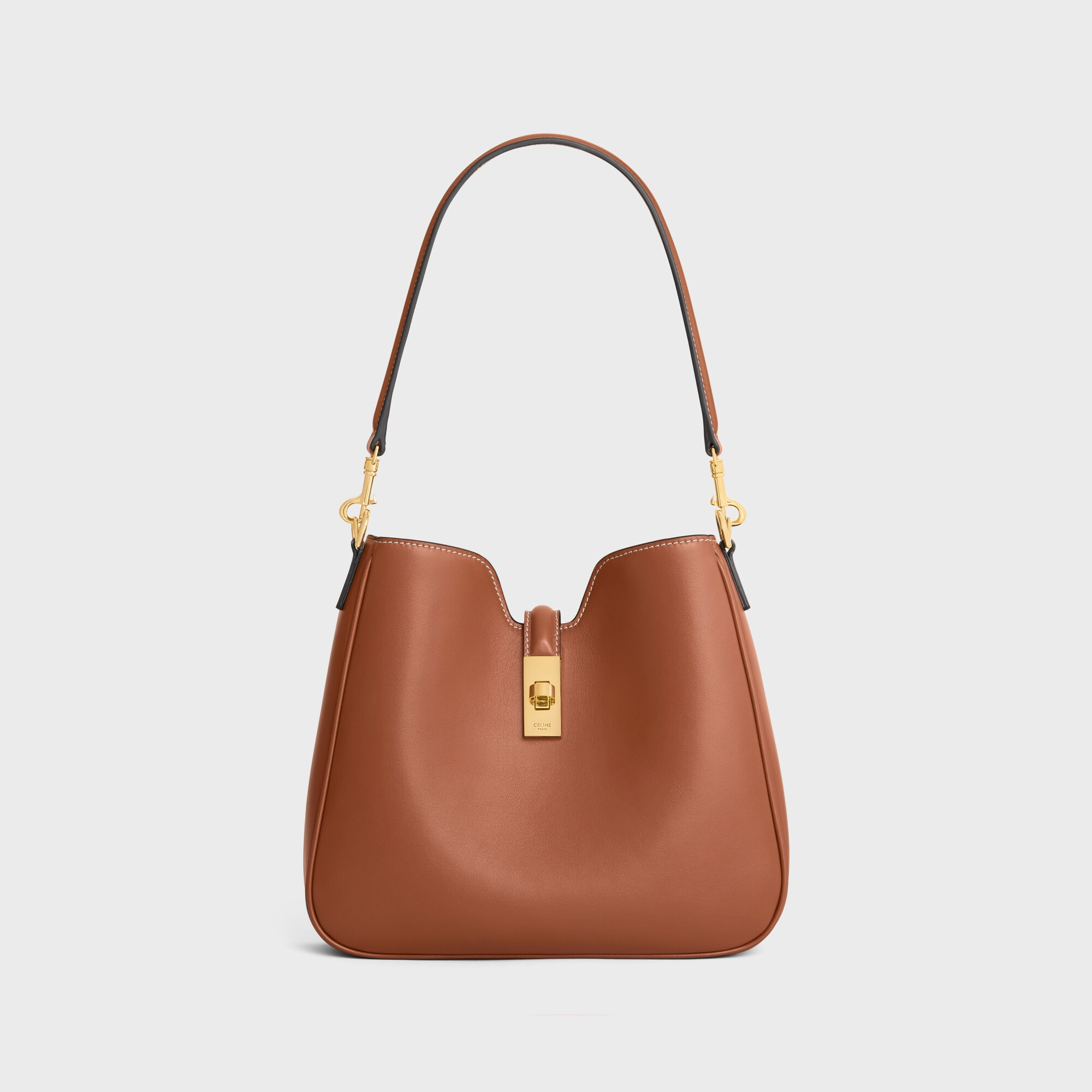 SMALL CAMILLE 16 SOFT BAG IN SMOOTH CALFSKIN TAN Description