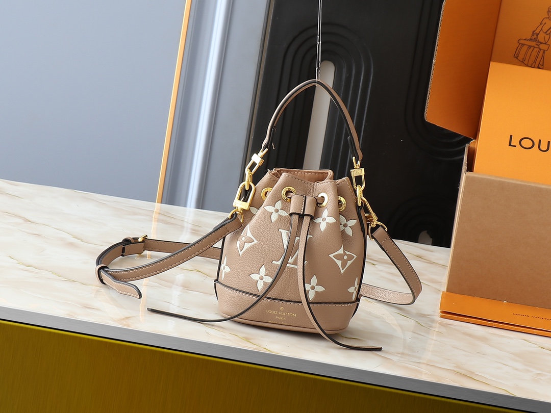 LV The Nano Noé handbag is from the Summer Stardust capsule collection.