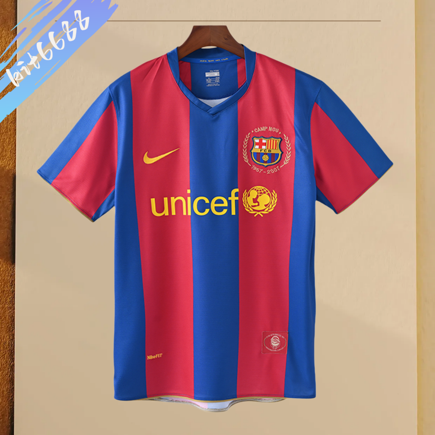 2007/2008 Barcelona Home Retro Football Shirt