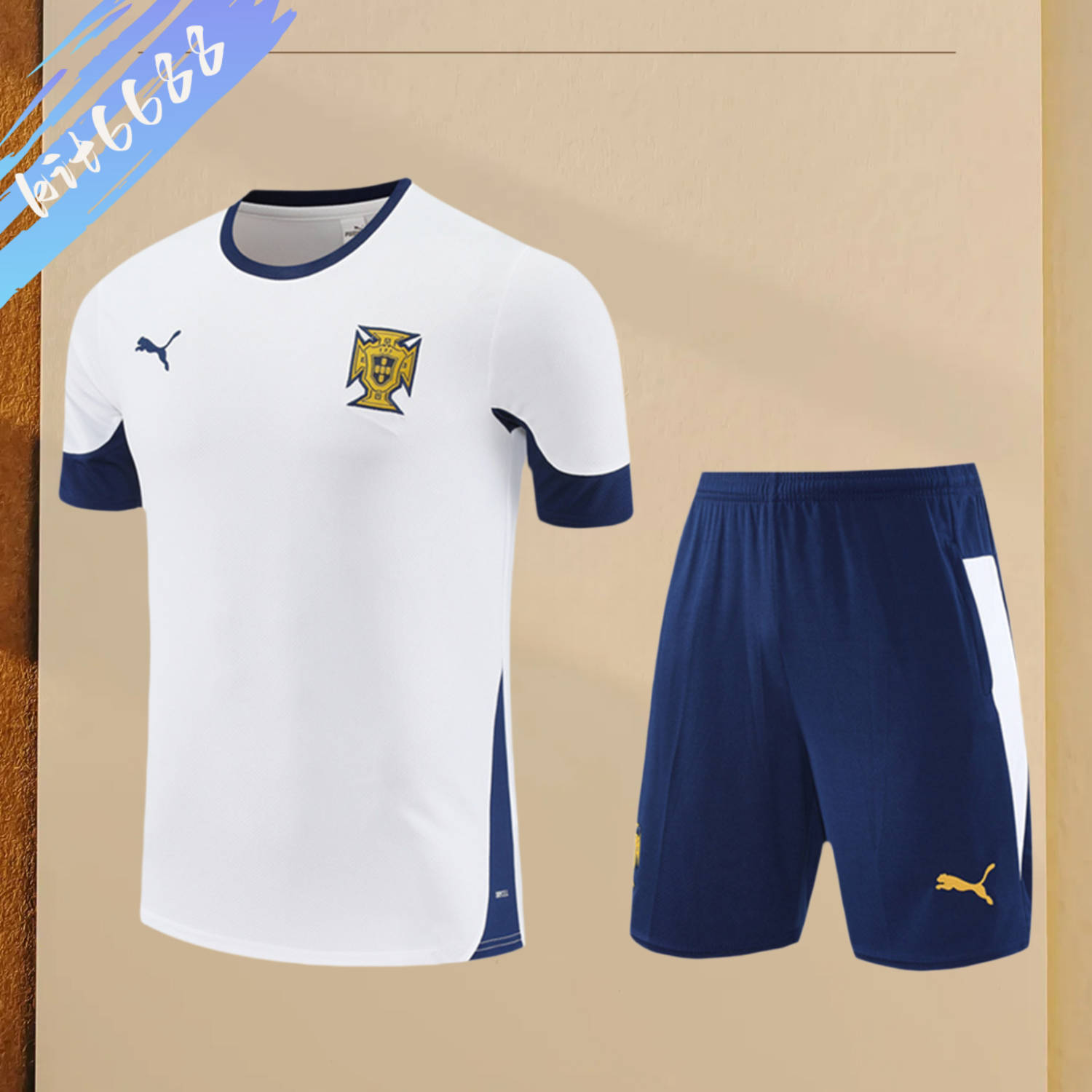 2025/2026 Portugal Short Sleeve Training Jersey for Kids (Kids Kit)