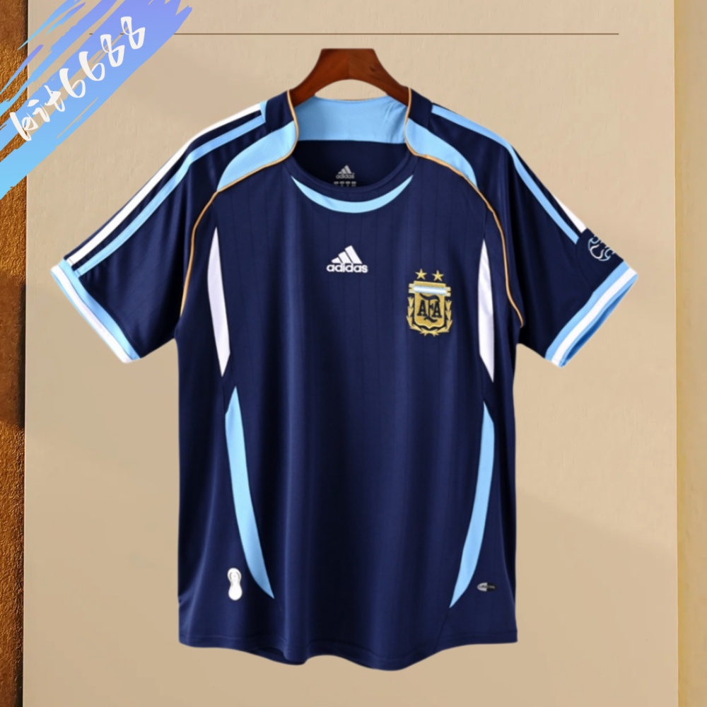 2006 Argentina World Cup Away Retro Football Shirt