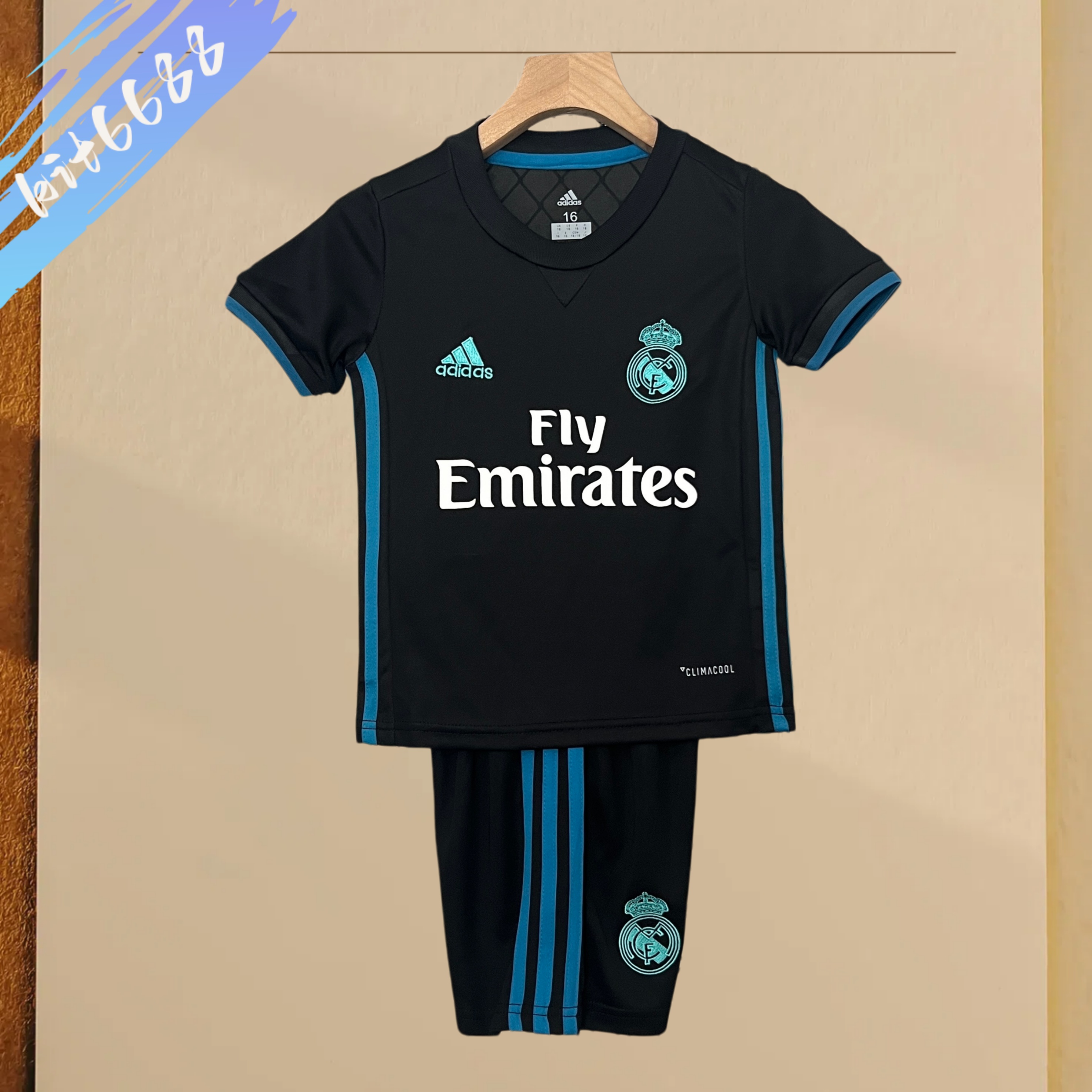 2017/2018 Real Madrid Away Retro Kids Set