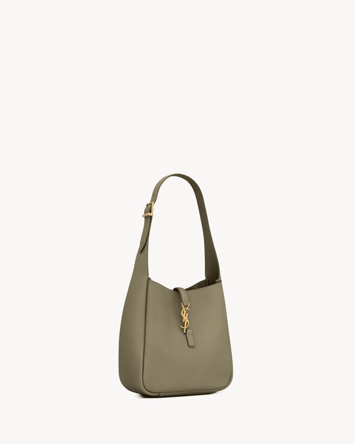 le 5 à 7 supple small in grained leather STRONG MOSS