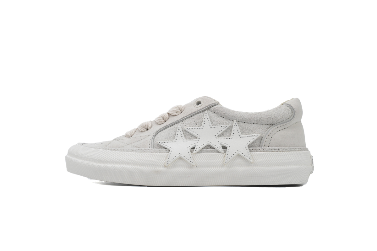 Amiri Sunset Skate Low Sneakers White Grey