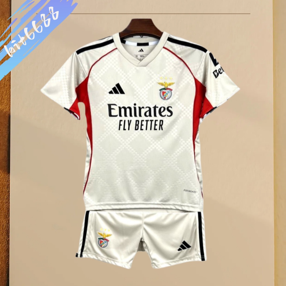 2025/2026 Benfica Football Club Away Football Shirt（Kids Kit socks）