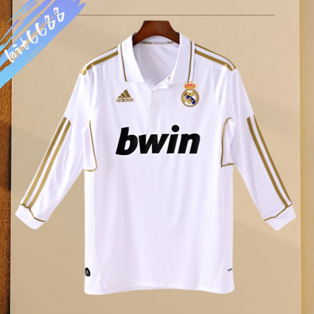2011/2012 Real Madrid Home Retro long-sleeve Football Shirt