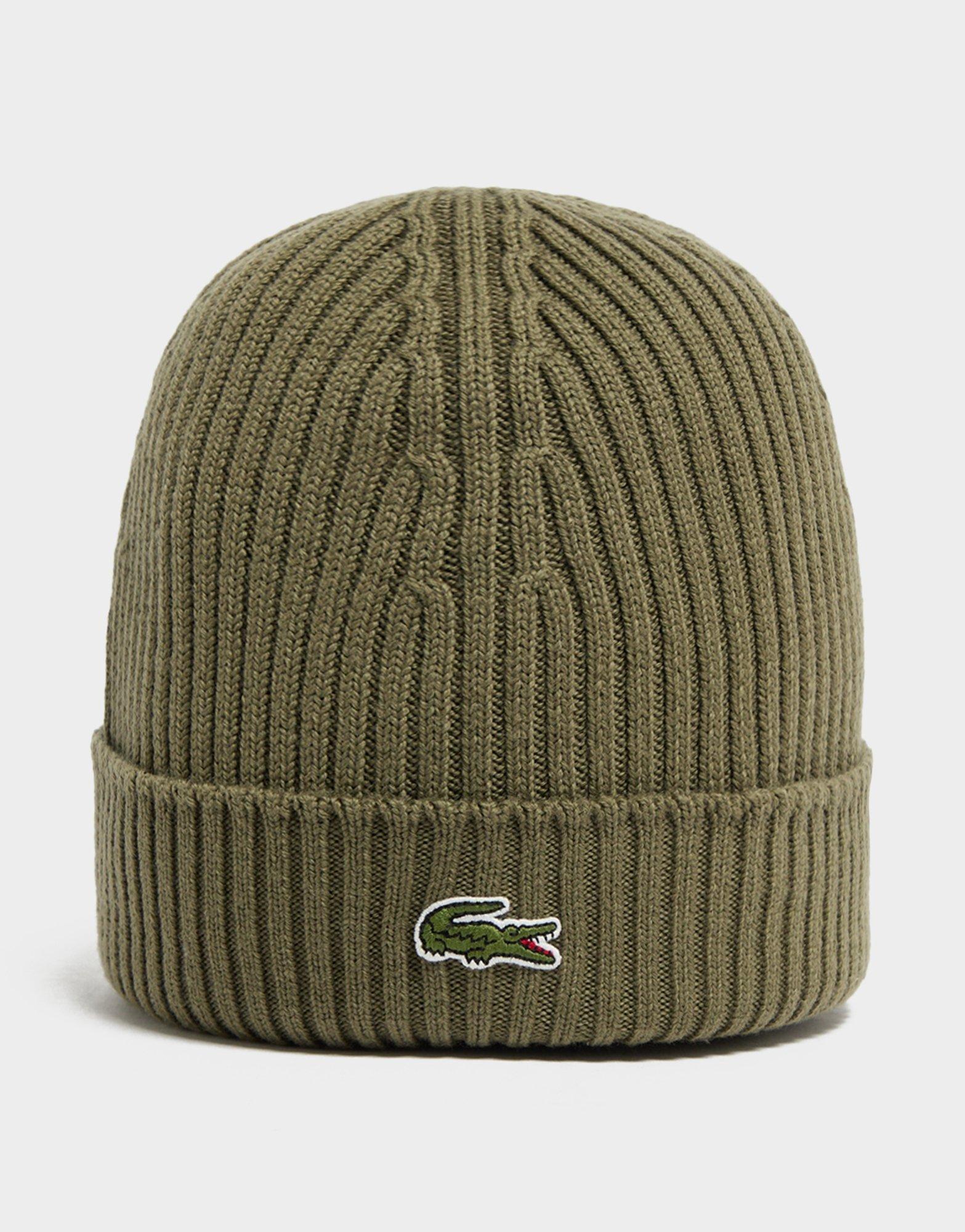 Lacoste Ribbed Beanie Mütze