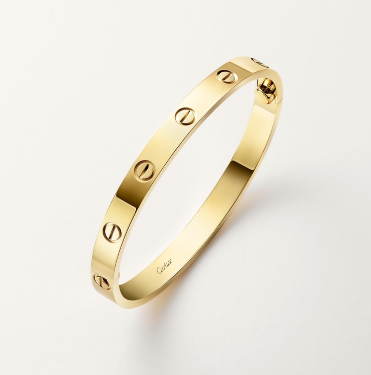 LOVE bracelet, classic model 18K yellow gold 6.1 mm
