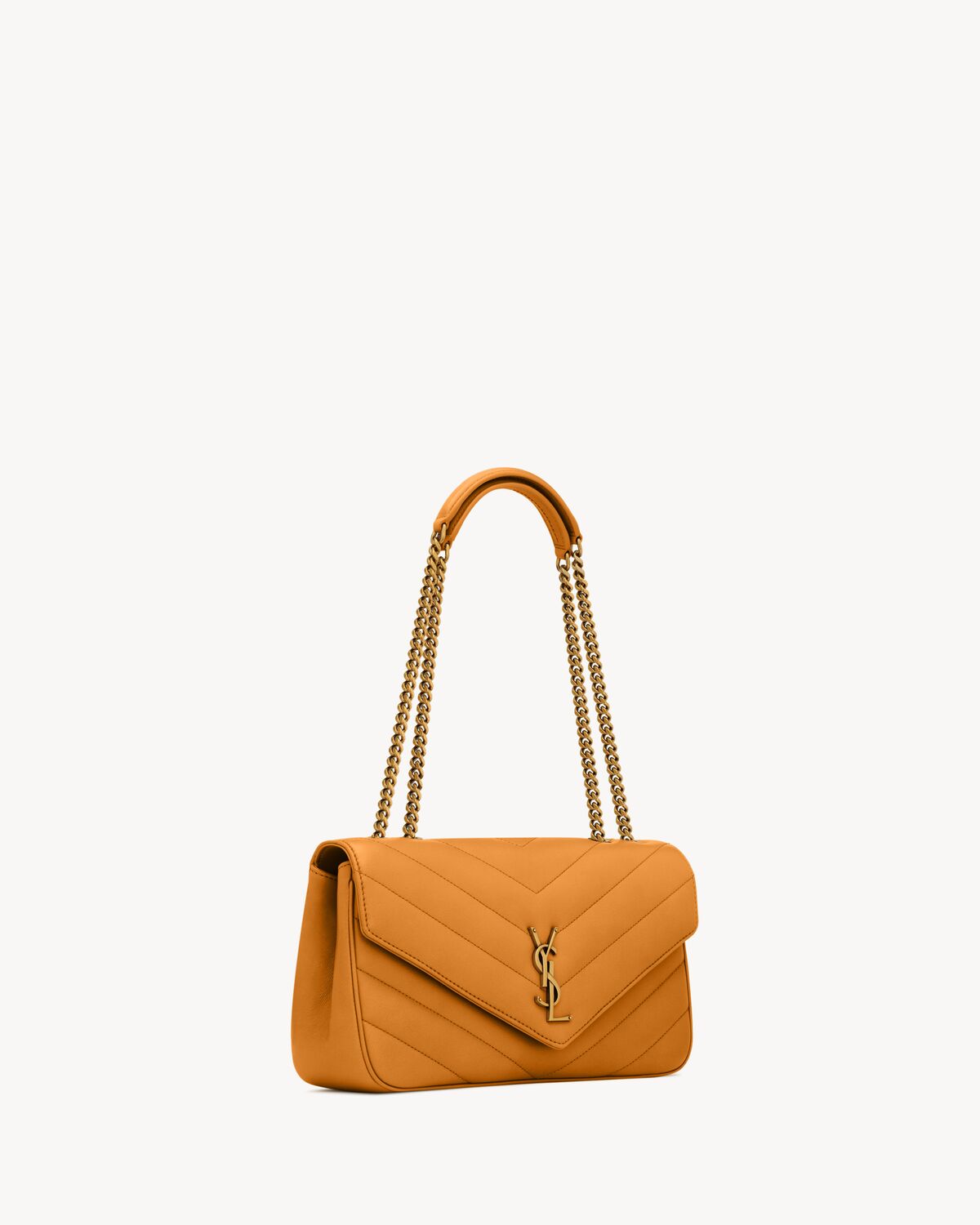 loulou medium in matelassé lambskin SUNFLOWER