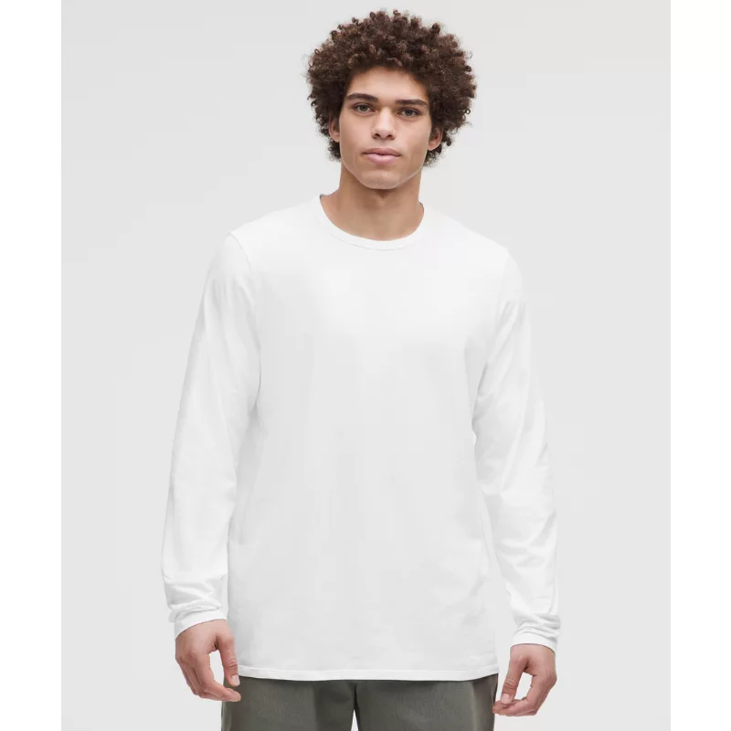 Organic Cotton-Blend Classic-Fit Long-Sleeve Shirt