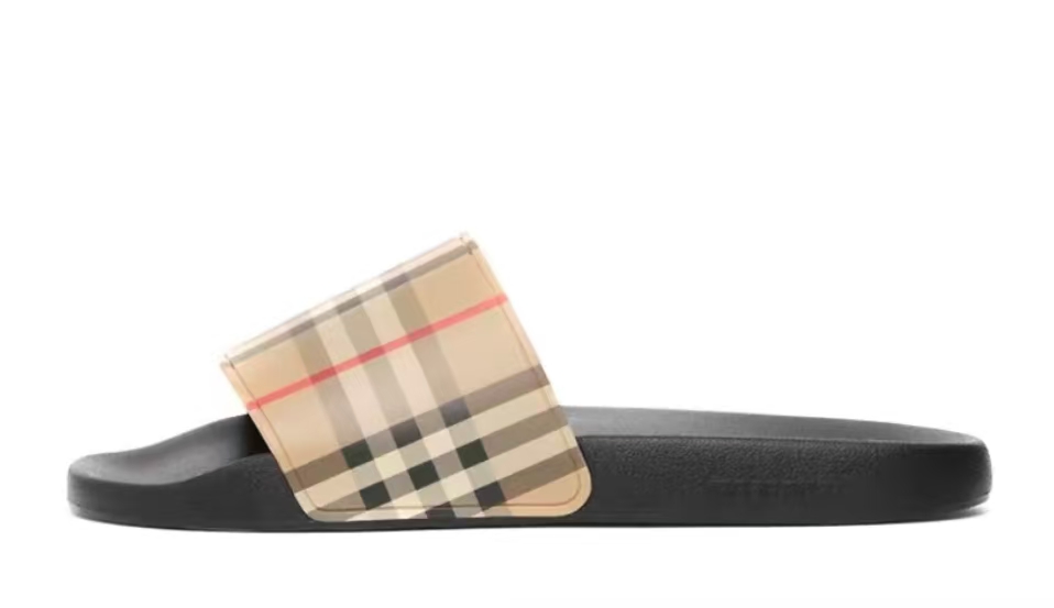 Burberry Vintage Check Slides Archive beige