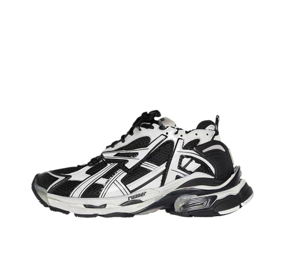 Balenciaga Runner White Black White