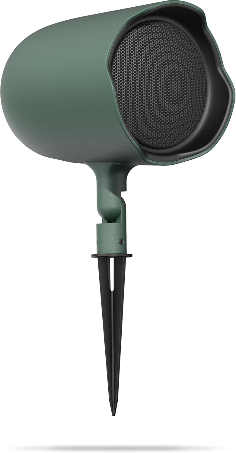 JBL Professional GSF6GN Waterproof. Ground-Stake Outdoor Landscape. Garden Speaker. 6.5 Coax. Green. 1 Pair of Speakers