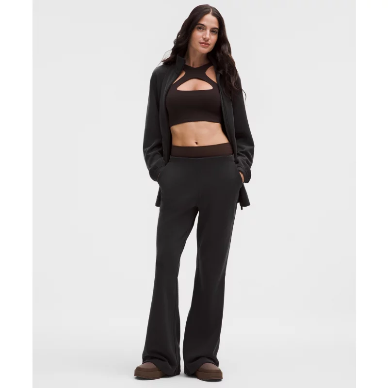 Brushed Softstreme Mid-Rise Flared Pant Regular