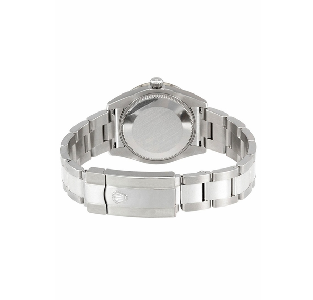 Rolex Datejust 31 Silver Diamond Oyster Bracelet Watch 178384-0017