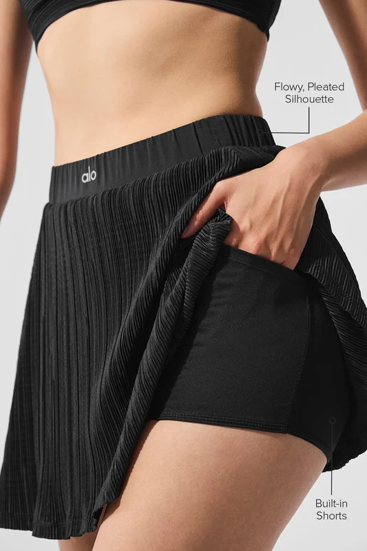 Micro Plisse Tennis Skirt