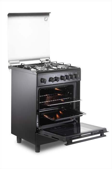 DE LONGHI - Cucina a gas DMN 64 LSG Classe A-NERA