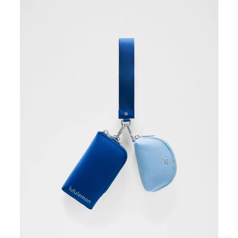 Dual Pouch Wristlet Wallet